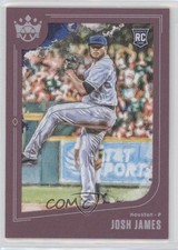 2019 Panini Diamond Kings Plum Framed Josh James #63 Rookie RC 1u6