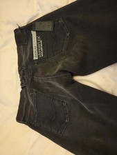 Replay Mens Jeans Anbass Hyperflex White Weft Edition W34 L32