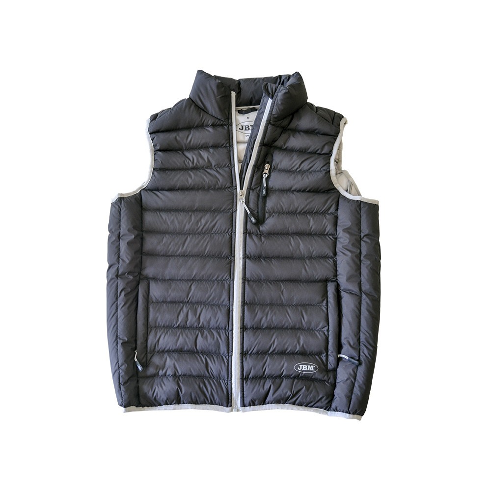 Doudoune sans manches matelassée noire homme taille XL confortable
