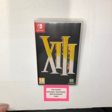 XIII Standard Case Nintendo Switch Replacement Original Artwork Cover Art