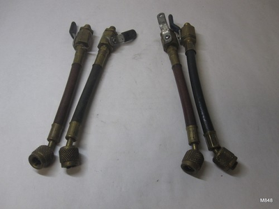 #ad #ad 4 Qty Ball Valve Hose 9quot; Extension for Charging Hose 2 Qty RED 2 Qty Blue $89.86