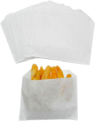 Grease Resistant Snack Bags, Serving Bag for French Fries, Onion Rings, and More