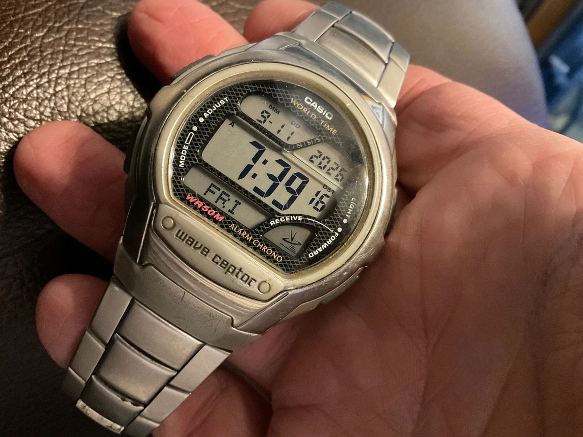 Casio Wave Ceptor Round Wristwatches for sale | eBay