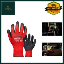 Image of Pro Grip Heavy Duty Work Gloves, Protective Gardening Builders, Size Small
