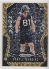 2019 Panini Prizm Rookies Lazer Prizm Kahale Warring #394 00dh