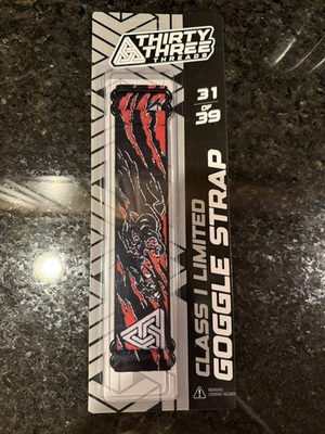 #ad Thirty Three Threads Series 23 Goggle Strap “Burning Knuckle” JT Proflex $140.00