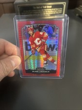 2022-23 OPC Platinum Red Prism Parallel Elias Lindholm 78 Calgary Flames