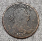 Photo of a 1797-P Large Cent from an eBay listing that sold on Jul 16, 2026