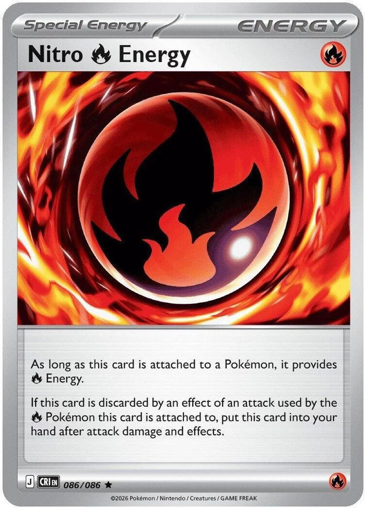 Nitro Fire Energy - Chaos Rising #86 Price & Value ($0.18) | PokeScope