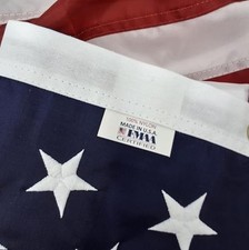 American Flag Size 3'x5' Made in USA - Nylon Tough Durable All Weather Outdoor