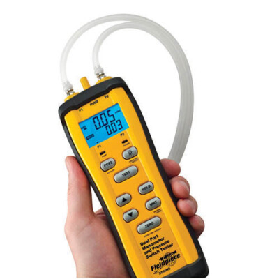 Fieldpiece SDMN6 Dual Port Manometer And Pressure Switch Tester kit