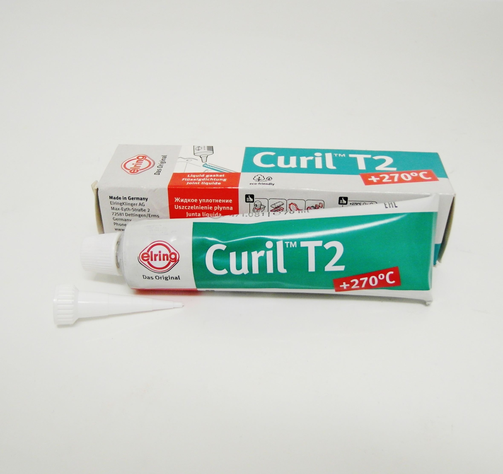 ELRING CURIL T2 Dichtmasse 70ml Motor Getriebe Turbo Dichtung 471.081 ...