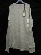 Goodfellow Regular Fit, Gray Stripe Long Sleeve Crew Neck Choose A Size