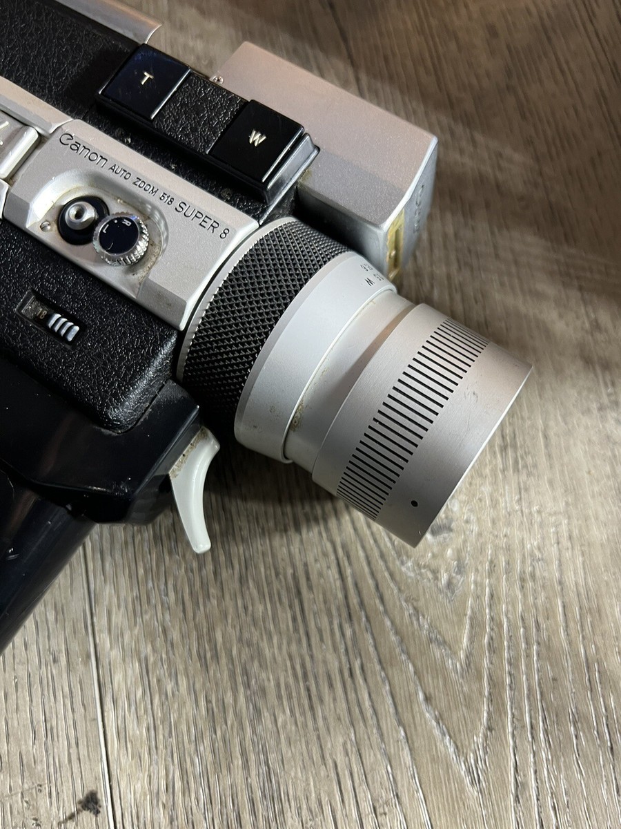 昭和レトロ　Canon AUTO ZOOM 518 SUPER 8 本体 CANON 518 ZOOM SUPER 8 - UNTESTED | eBay