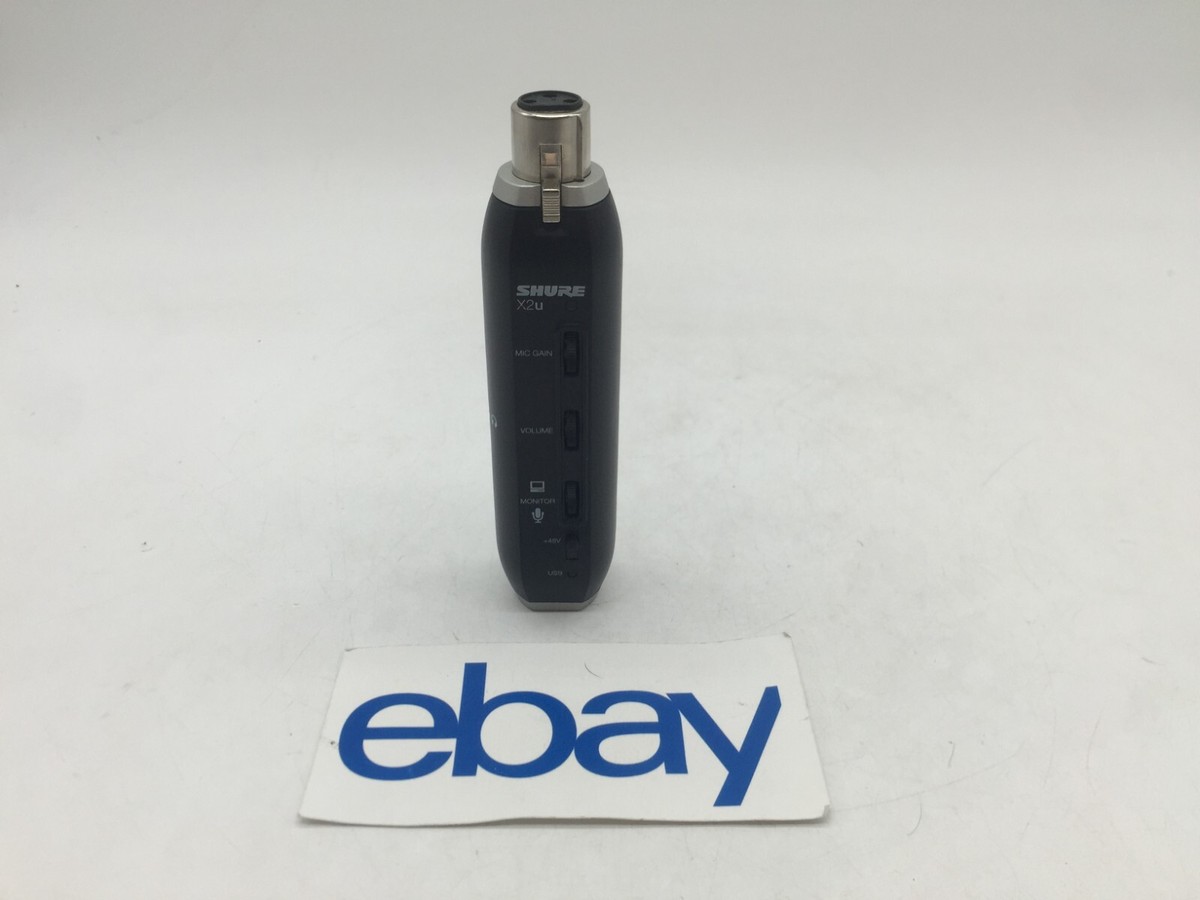 SHURE X2U XLR-USBアダプター 美品 X2U - Microphone to USB Adapter - Shure USA
