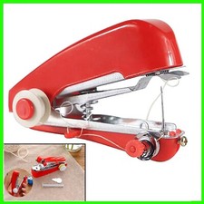 MINI MACCHINA DA CUCIRE A MANO CUCITRICE PORTATILE MANUALE PER VESTITI TENDE