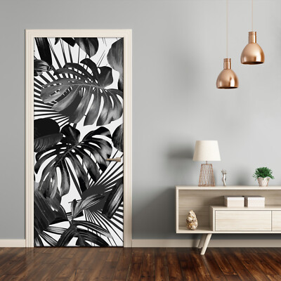 3D Home Art Door Wall Self Adhesive Removable Sticker Flowers Tropical leaves