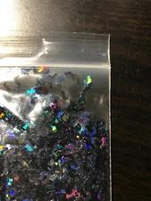 holographic Bat Shape Glitter Solvent Resistant~Acrylic Nails~Nail Art~USA