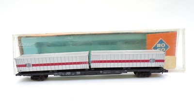 Roco N 2359 Long Freight Container Carrier, Drehgestell-Flachwagen DB