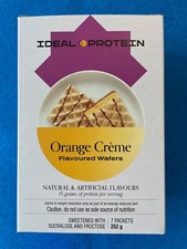 Ideal Protein Orange Flavoured Wafers - 7 Packets - EXP 4/30/26 FREE SHIPPING