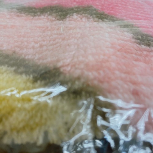 San-X Rilakkuma Korilakkuma Rug Mat Pink Strawberry Shaped Kawaii Character - Picture 6 of 24