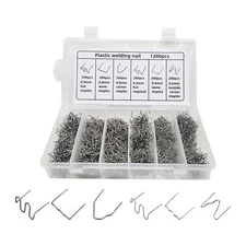 1200pcs Steel Hot Stapler Staples Repair Tools Kit For Plastic Welder Car Bumper