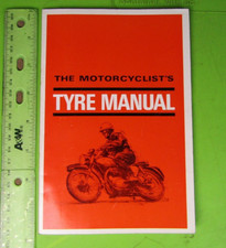 Original Tyre Manual Avon Tires Vintage Printed England 1965 NOS Mint Flawless