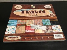 Gorgeous DCWV Paper Stack 12"X12" 48/PKG "The TRAVEL Stack" Textured