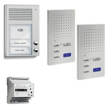 TCS Sprechanlage Türsprechanlage homepack 2 Wohneinheiten Freisprechen PSC2220