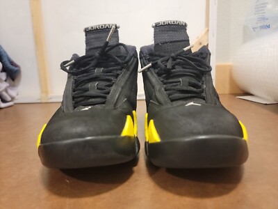 Nike Air Jordan 14 XIV Retro Thunder 487471-070 Yellow Black