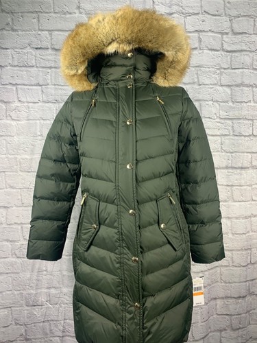 NEU! MICHAEL KORS Winterjacke Damen Dark Moss Petite Small