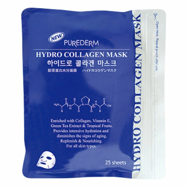 Máscara de Papel Purederm Máscaras de pele com Vitaminas