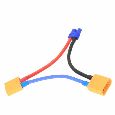 Series Wire EC3 1 Female to 2 Male XT90 12AWG 10CM Serial Cable Hobbies Toys RC