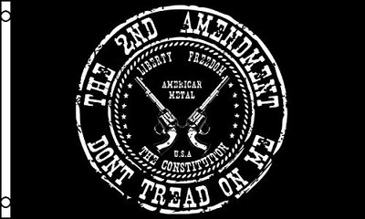 2nd Amendment Gun Rights Don't Tread On Me Polyester 3x5 Foot Flag Gadsden 