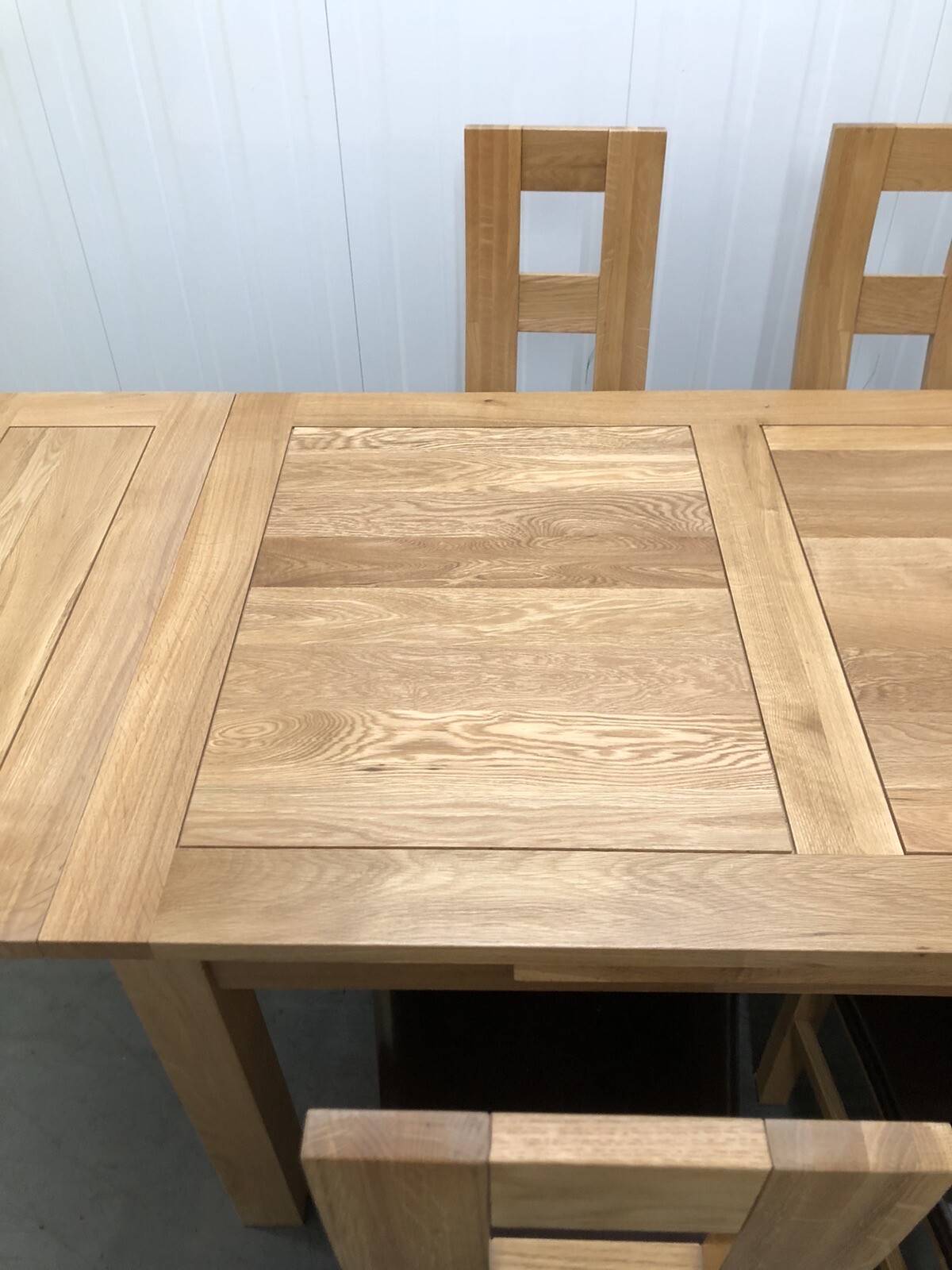 Oak Furniture Land Dining Table & 4 Chairs Delivery Available 🚚 eBay