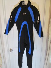 Hevto Adult Wetsuit Yacht 1, Blue Black, Size S