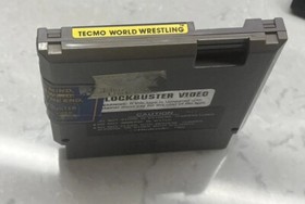Tecmo World Wrestling Nintendo Entertainment System 1990 PROBADO con cubierta antipolvo NES