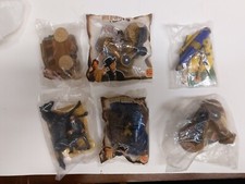 1999 WILD WILD WEST SET of 6 Toys with 2 duplicates by Burger King