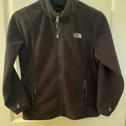 The North Face Black Full Zip Fleece Jacket Girls Size Medium 10-12 - Picture 5 of 14