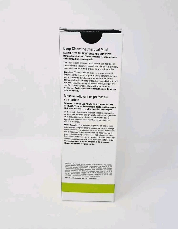 Mary Kay Clear Proof Deep Cleansing Charcoal Mask 4 oz NEW In Box - Fast Ship - Image 2 of 4