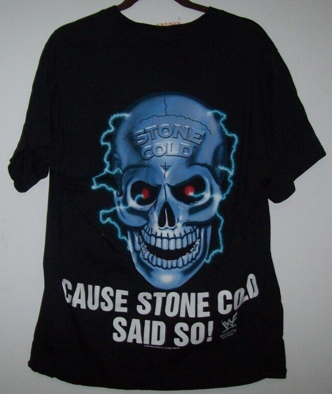 STONE COLD STEVE AUSTIN 3:16 WWE WWF 1998 BLACK ADULT SHIRT SIZE