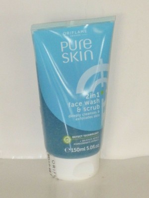 pure skin wash and scrub