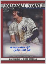 2020 Topps Baseball Stars Autographs Red #BSA-GU Gio Urshela Yankees Auto 16/25