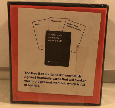  Cards Against Humanity: Red Box • 300-card expansion : Toys &  Games