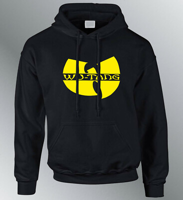 Sweatshirt Hoodie Herren WU-TANG Black Clan Rap Hip Hop Sweater Musik Musik