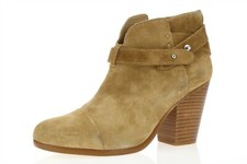 Womens RAG BONE Harrow 160373 Hazel Suede Ankle Boots sz. 38.5