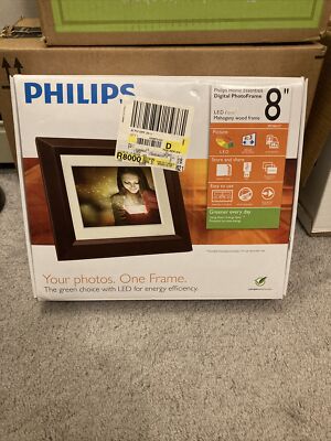 Philips Digital Photo Frame 8  New