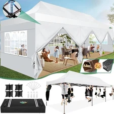 COBIZI Heavy Duty 10x30 Party Tent Commercial Waterproof Gazebo Thickened Legs