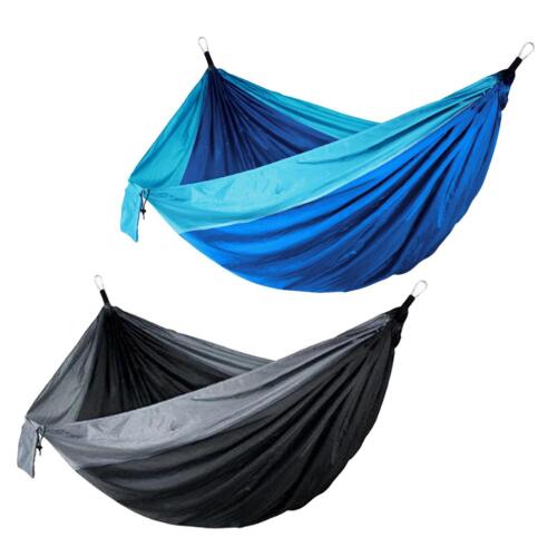 Camping Hammock - Extra Large Double Parachute Hammock (Tree Straps) Lightweight - Picture 1 of 4