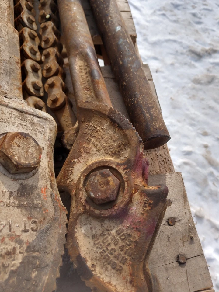 Lote de 26 llaves de tubo de cadena J. H. Williams Vulcan SOLO RECOGIDA LOCAL OHIO Foto 2 de 4